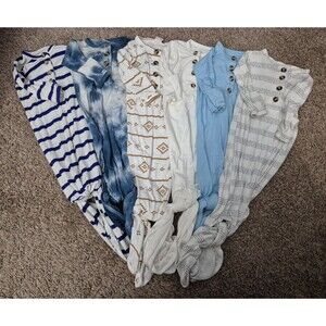 Lou lou and company baby gowns bundle lot of 6 size newborn